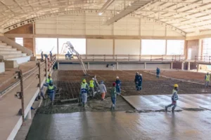 AquaPark concrete pour in PMB